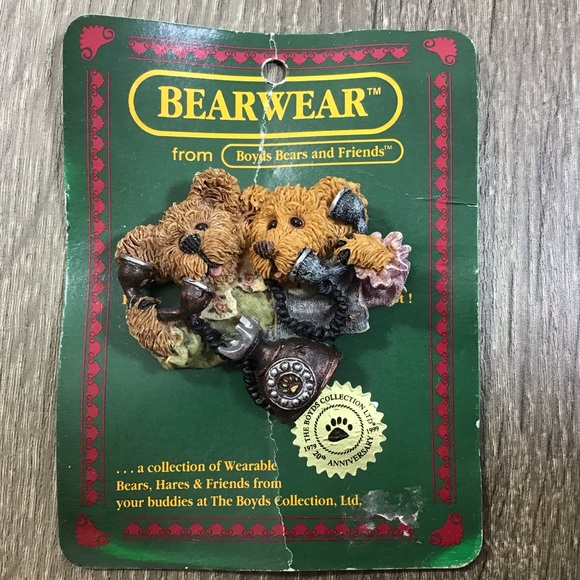 Boyds Bear Folkwear Lot of 3 Vintage Brooches - Picture 5 of 10